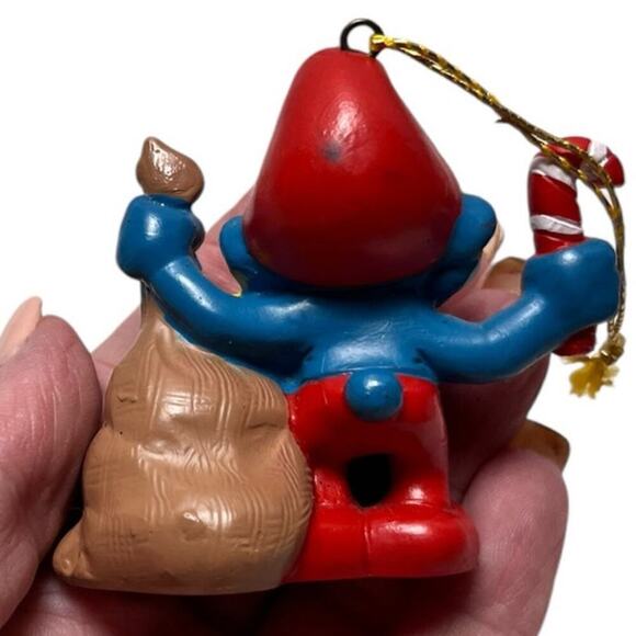 Vintage Papa Smurf Christmas Ornament 1981 - Picture 2 of 2